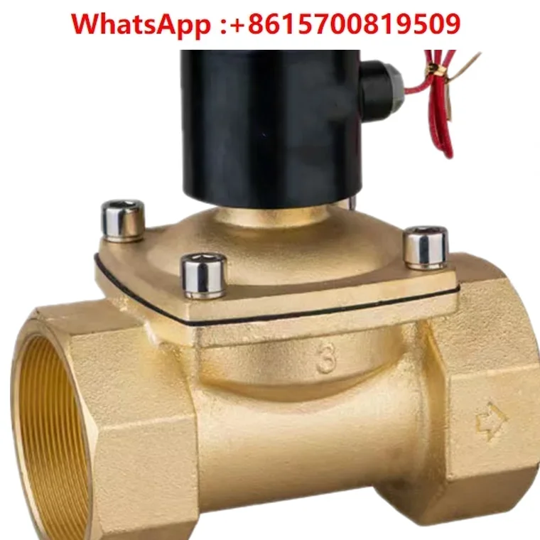 Normally closed solenoid valve 220V water  24V air valve DN50 DN65 DN80 DN100 switch  2 inches 3 inches 4 inches