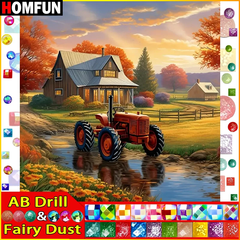 HOMFUN Fairy Dust AB Full Drill Diamond Painting 