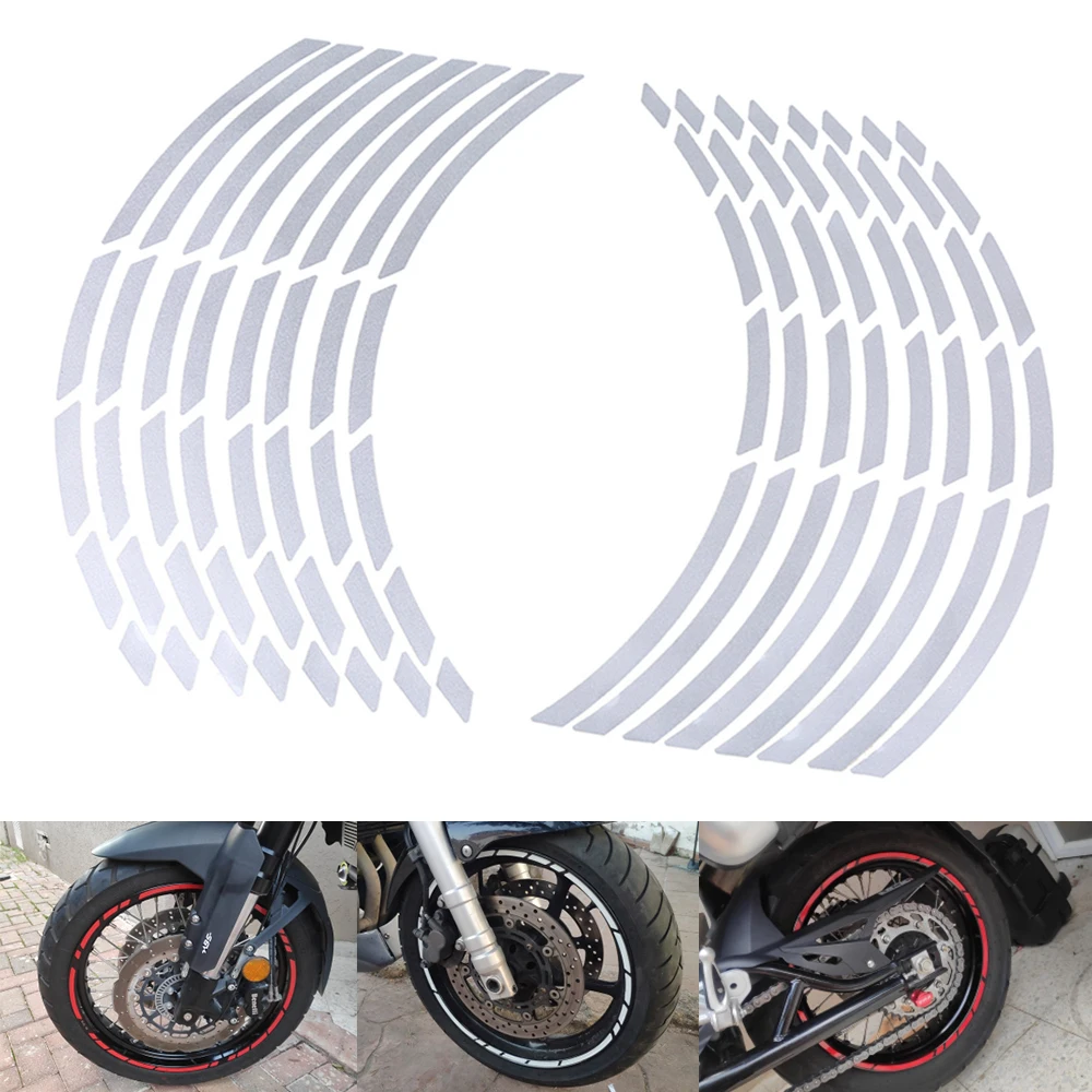 

Universal 17-19 inch motorcycle car tire sticker reflective rim tape decal For DUCATI MONSTER M400 M600 M620 M750 M750IE M900