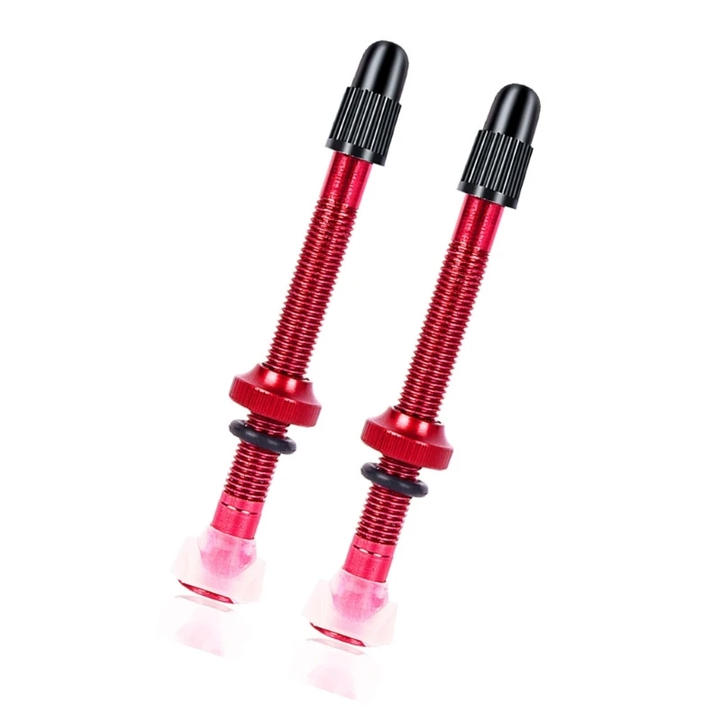 Q39F Efficient Sealing Aluminum Bike Valves Stems For Enhances Riding Performances 2x