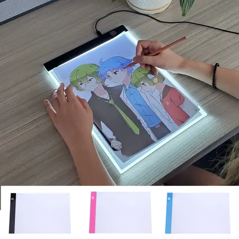 A4/A5 tavolo da disegno Pad tre livelli dimmerabile Led Light Pad Tracing Light Box protezione per gli occhi più facile per la pittura diamante