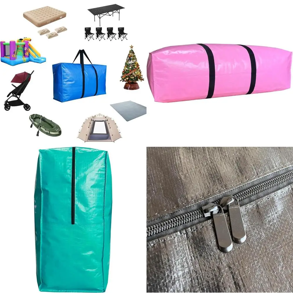 

Сверхбольшие сумки для хранения, гигантские сумки для переезда, водонепроницаемые складные большие черные сумки XXL для путешествий, 42x23x13.5 дюймов - 4 шт.