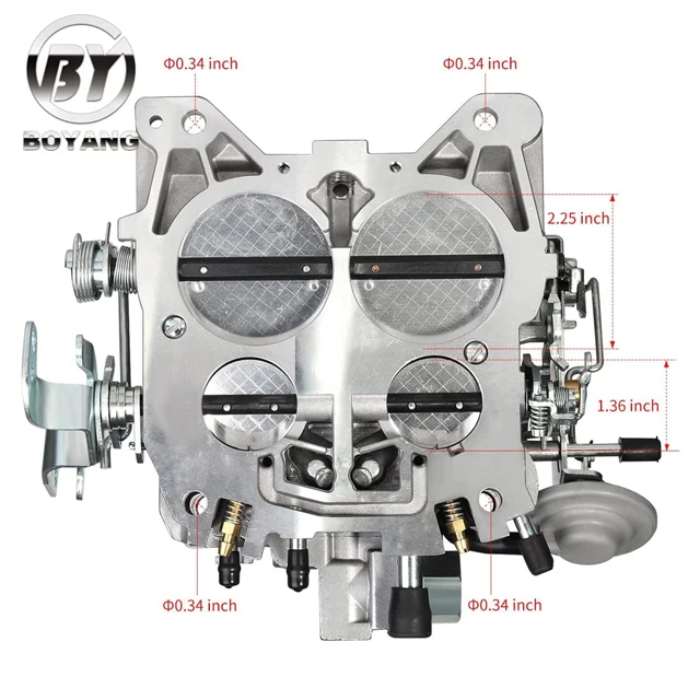 Rochester  Carburetor For Chevy 327 350 427 454 V8 750CFM 4 Barrel 4MV Chevrolet GMC 1966-1973 Carb 17054709