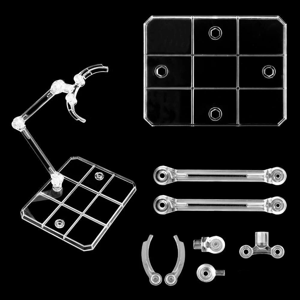 Action Figure Stand Acrylic Clear Assembly Action Figures Display Standing Holder Base Doll Toy Model Support Stands Accessories image 5