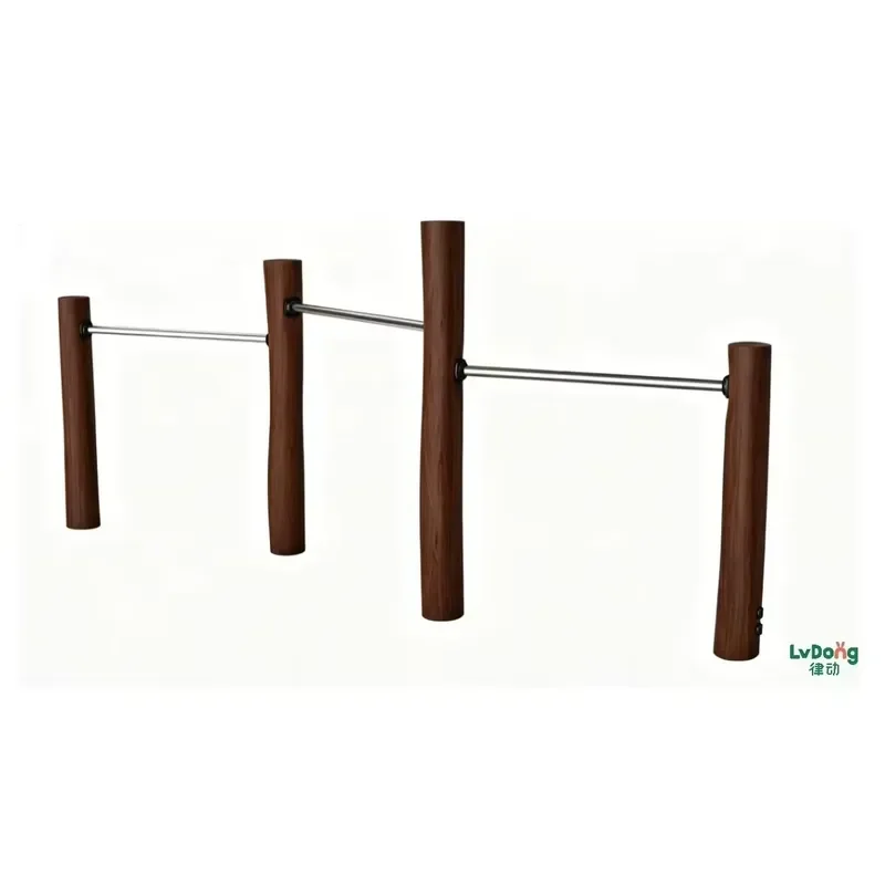 Solid Wood Balance Beam for Kids Outdoor Sensory Training Equipment Safe Eco Friendly Playground Gear for Kindergarten Park