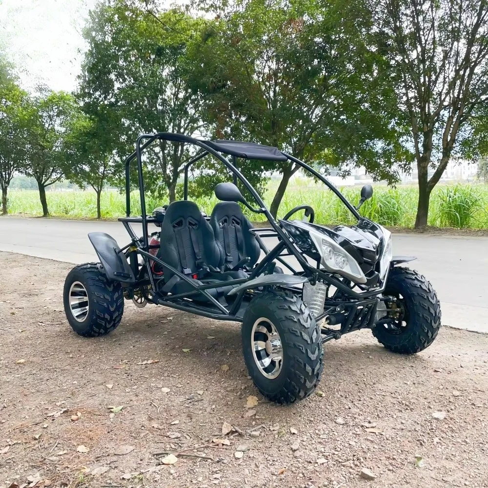 cross-hazard 150cc chain drive with complete safety functions, land patrol two-seat kart