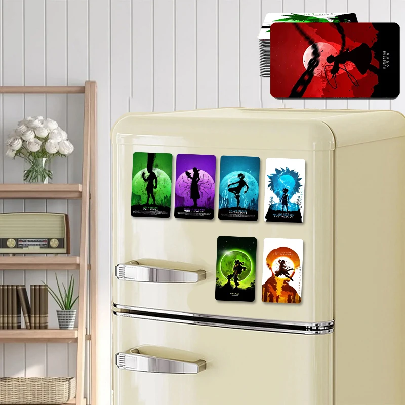 Japanese Anime Hunter X Hunter refrigerator magnet, suitable for home kitchen, refrigerator wall door, office DIY decoration