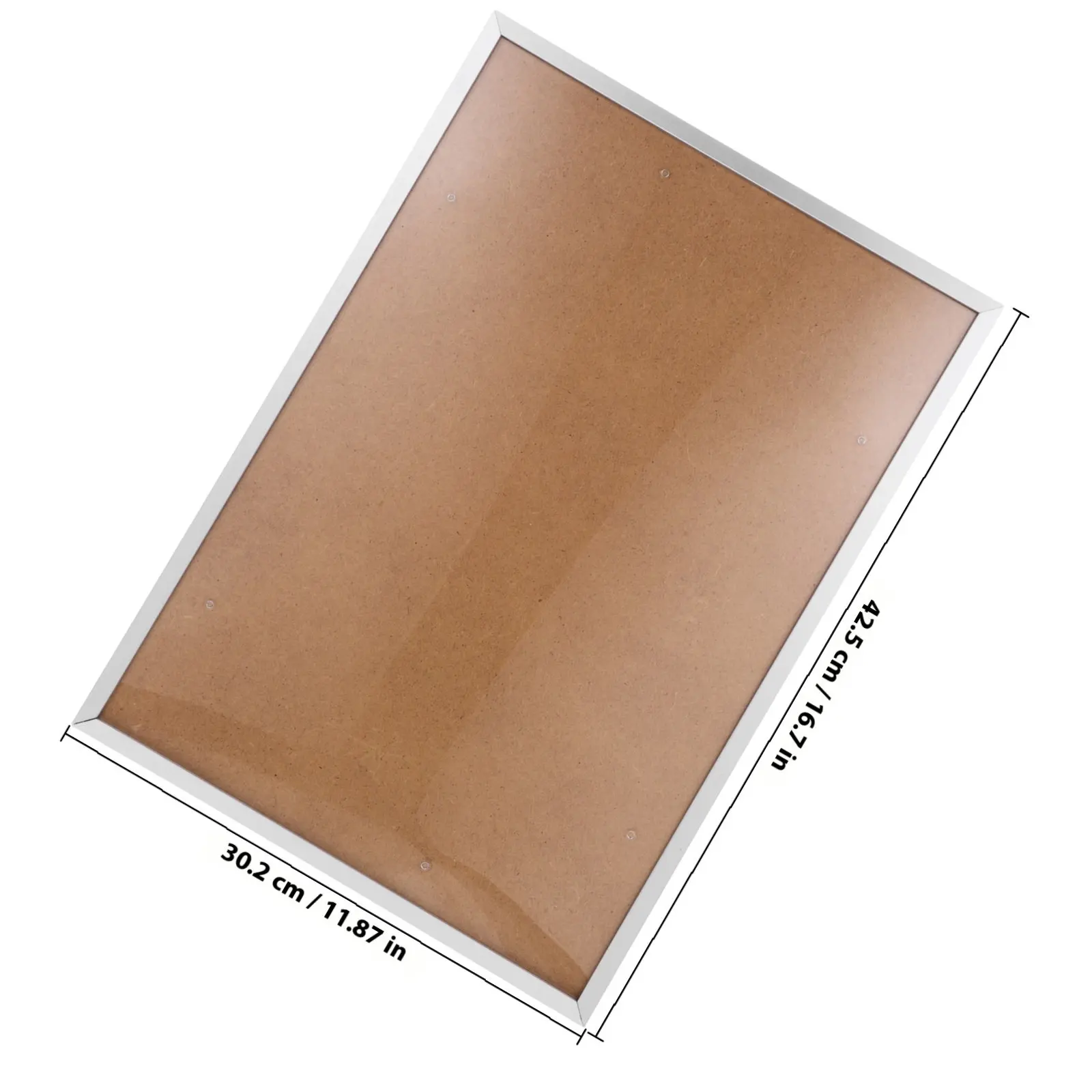 Aluminum Alloy Photo Frame Stable Structure Rounded Corner Home Office Tabletop Poster Frame Exquisite Wall Display