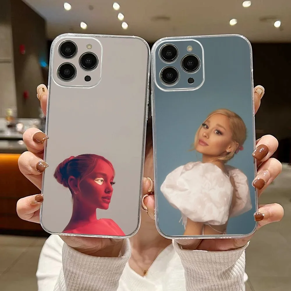 

A-Ariana Grande The Boy Phone Case For iPhone 16,15,14,13,12,11 Plus,Pro,Max,XR,XS,X,7,8 Plus,SE,Mini Transparent Silicone Soft