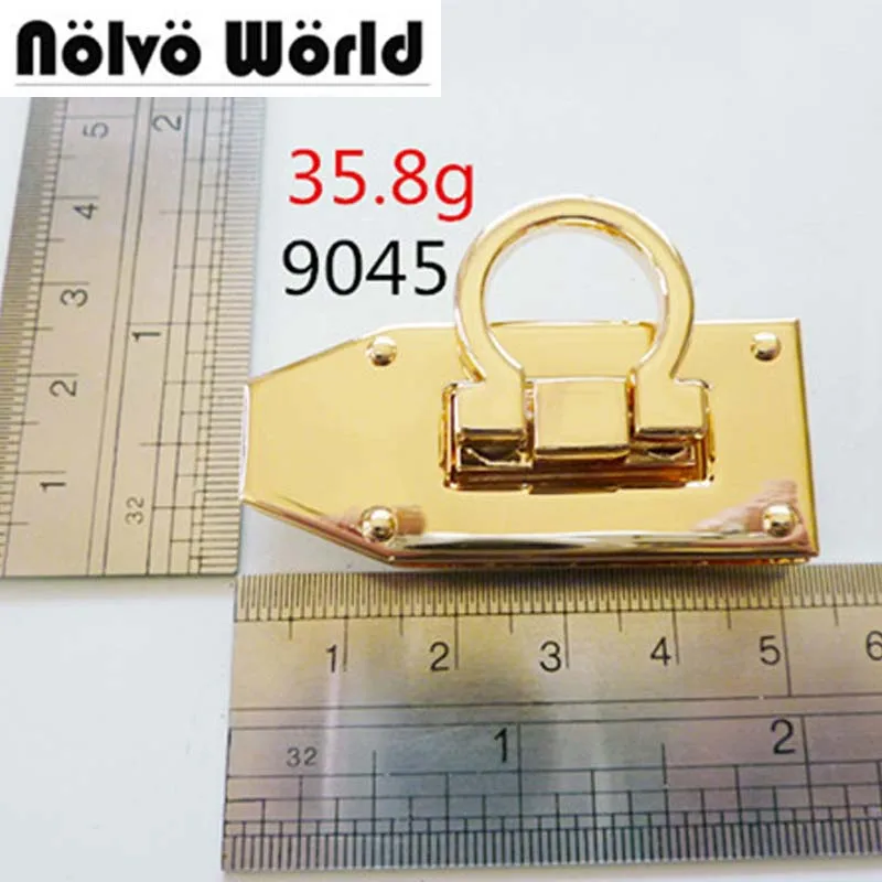 20pcs Light Golden Innovative Bags Handbags Metal Locks fasten