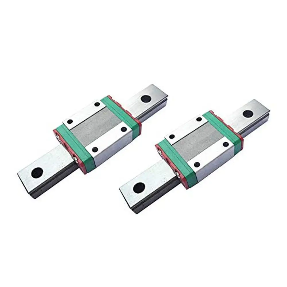 Linear Guide Rail Set 200mm CNC & 3D Printer High-Quality Steel Smooth Motion 2 Rails 2 Blocks