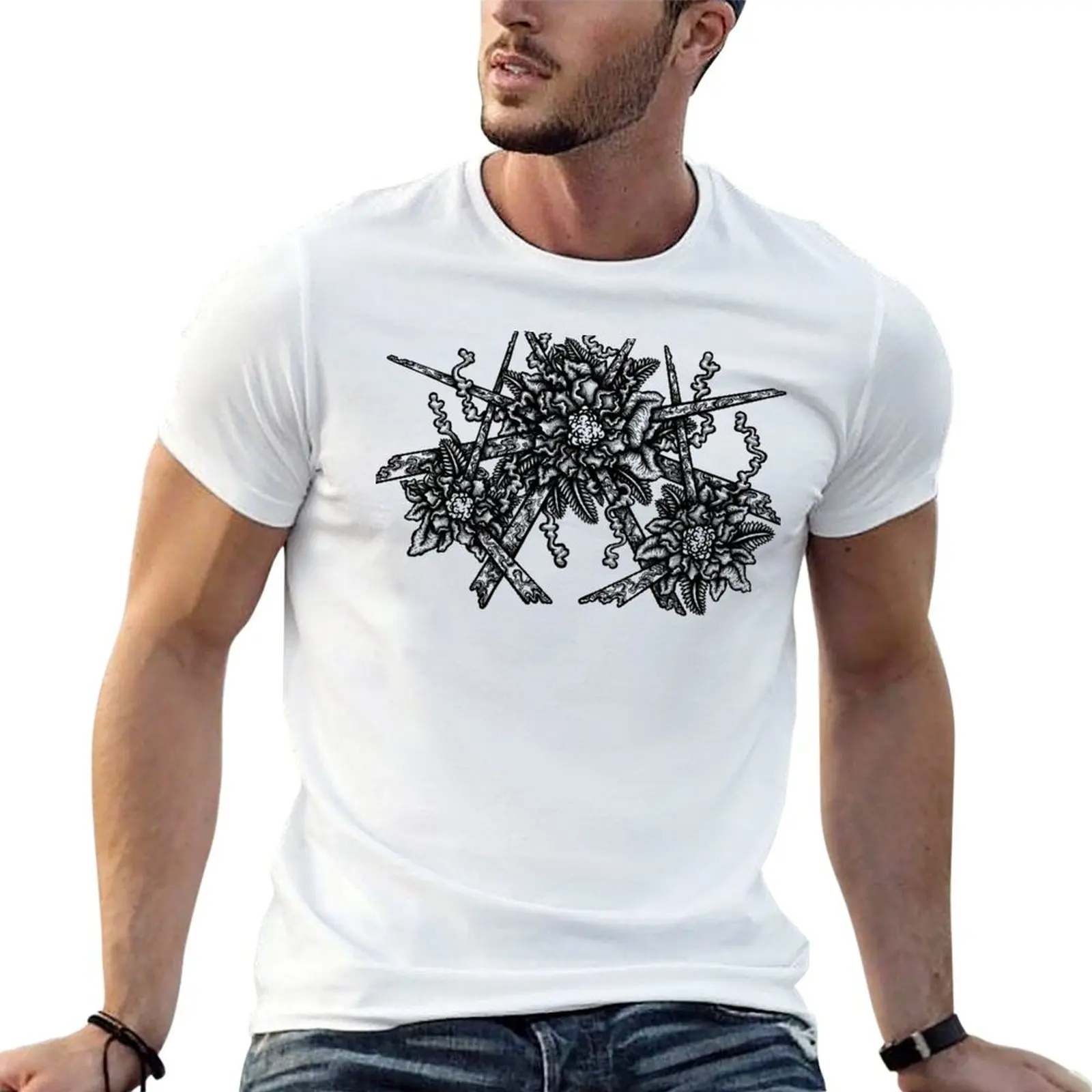 

Tribal T-Shirt man t shirt summer t shirts with prints man t shirt cotton T-shirt