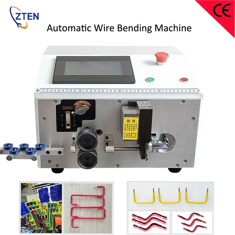 16 Square Full Automatic Wire Bending Machine 2D Wire Cable Cutting And Bending Machine Device Cable Stripping Bending Machine