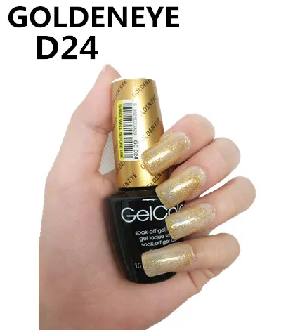 15 مللي جل طلاء الأظافر للأظافر Opie Love Opies D24 GOLDEN EYE بريق نقع قبالة هلام UV LED الورنيش قاعدة معطف علوي غير لامع