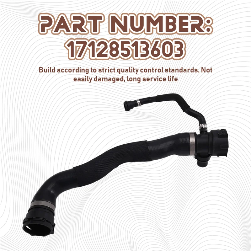 

NEW-3.0L Car Engine Coolant Hose 17128513603 For BMW F10 F11 530D 535D N57N N57Z Base Sedan 2014-2015
