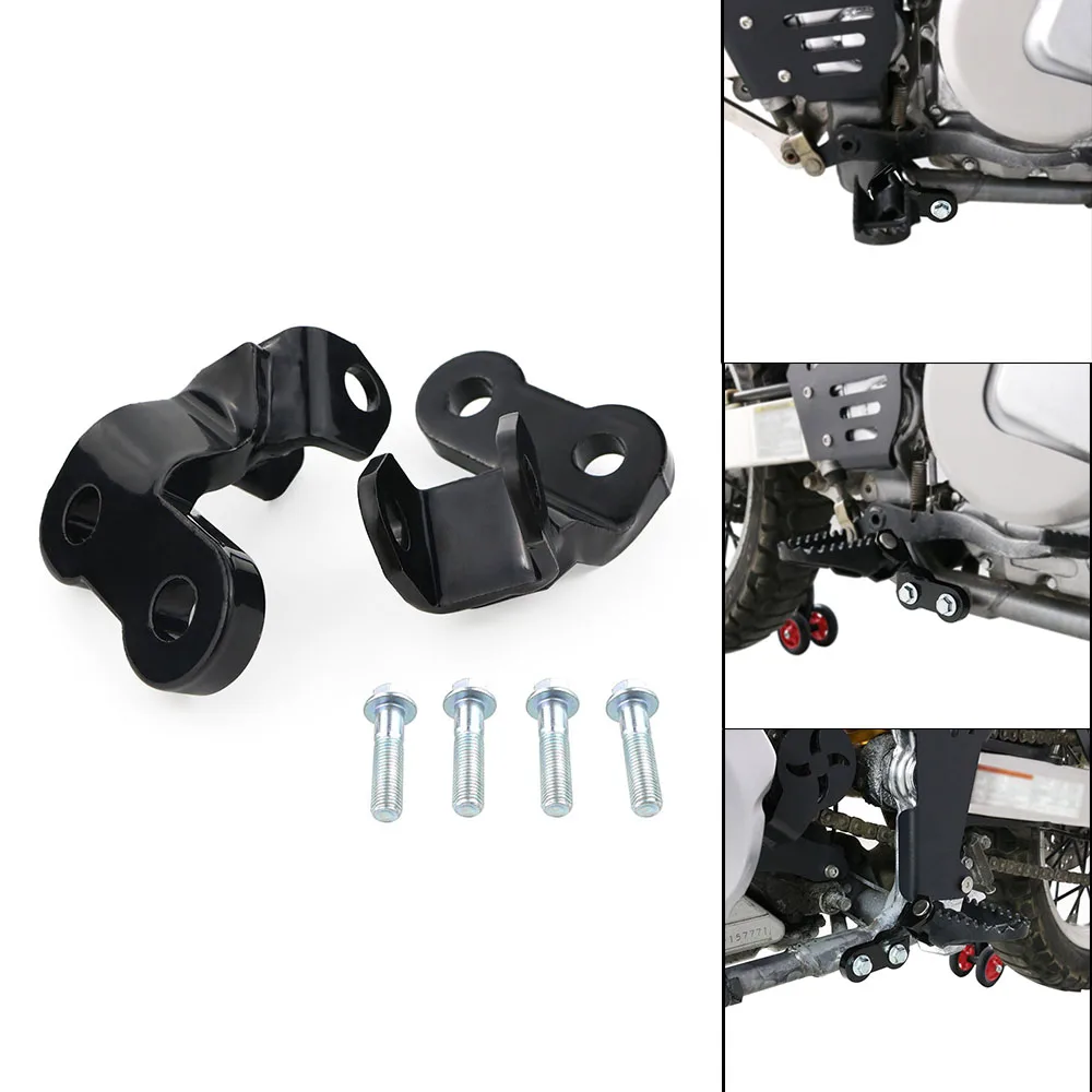 Motorcycle Accessories Fit For Suzuki DR650 DR 650 1996-2020 2021 2022 2023 2024 Footpeg Lowering Mounts Foot Peg Lowering Kits