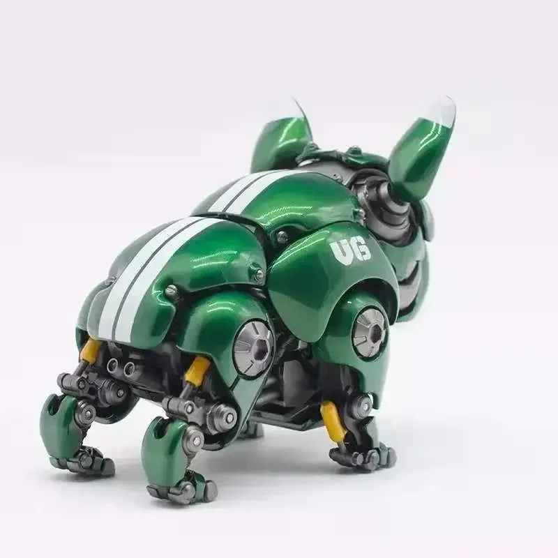Hwj Rambler التحول bouledogue mekanque روبوت سلس تمثال jouets الهواتف المحمولة metallique à mode الخيال العلمي ornement #4