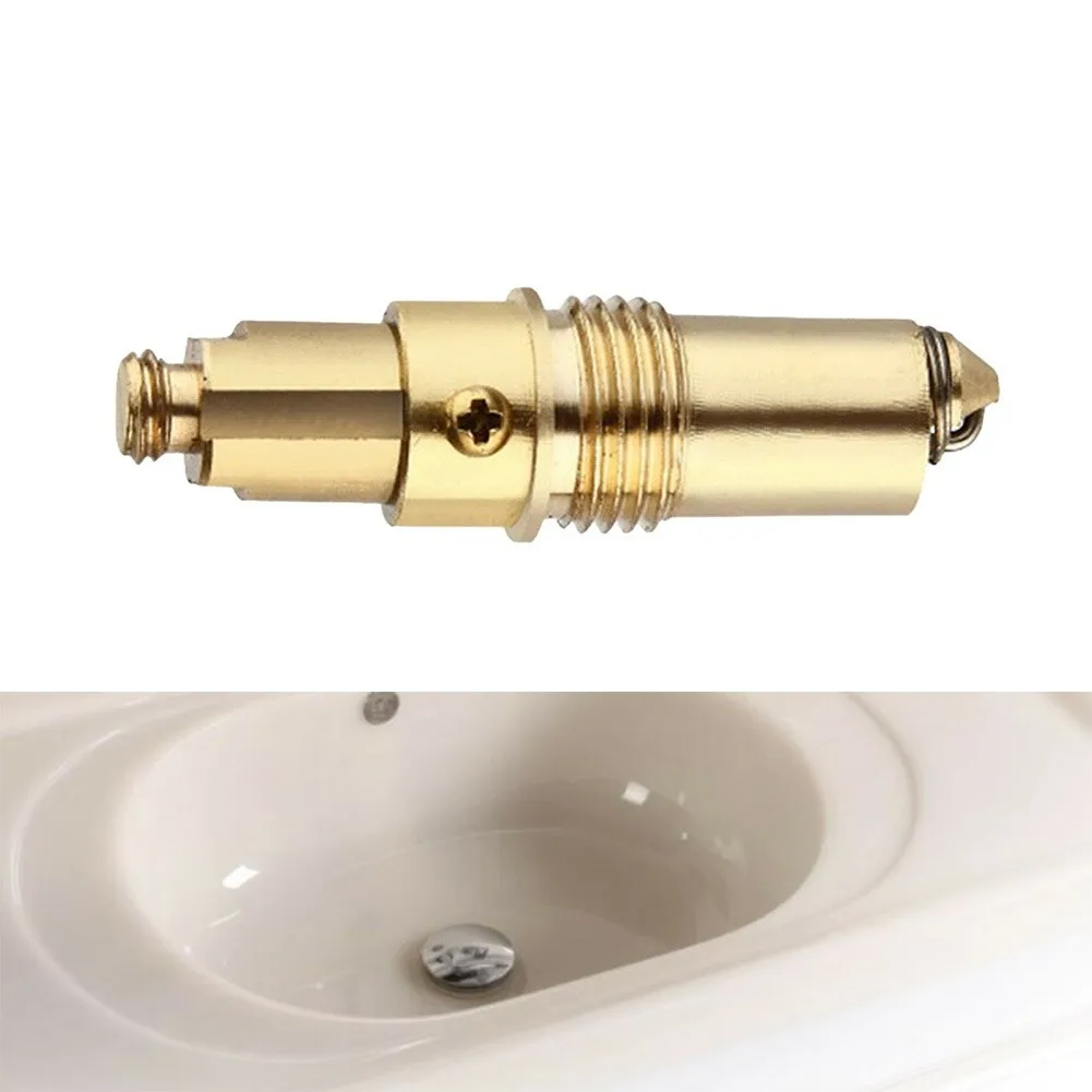 A1112 Replacement Basin Sink Bath Waste Easy Pop Up Click Clack Plug Bolt Spring For Most Sink Barth Tub Basin Drain Stopper