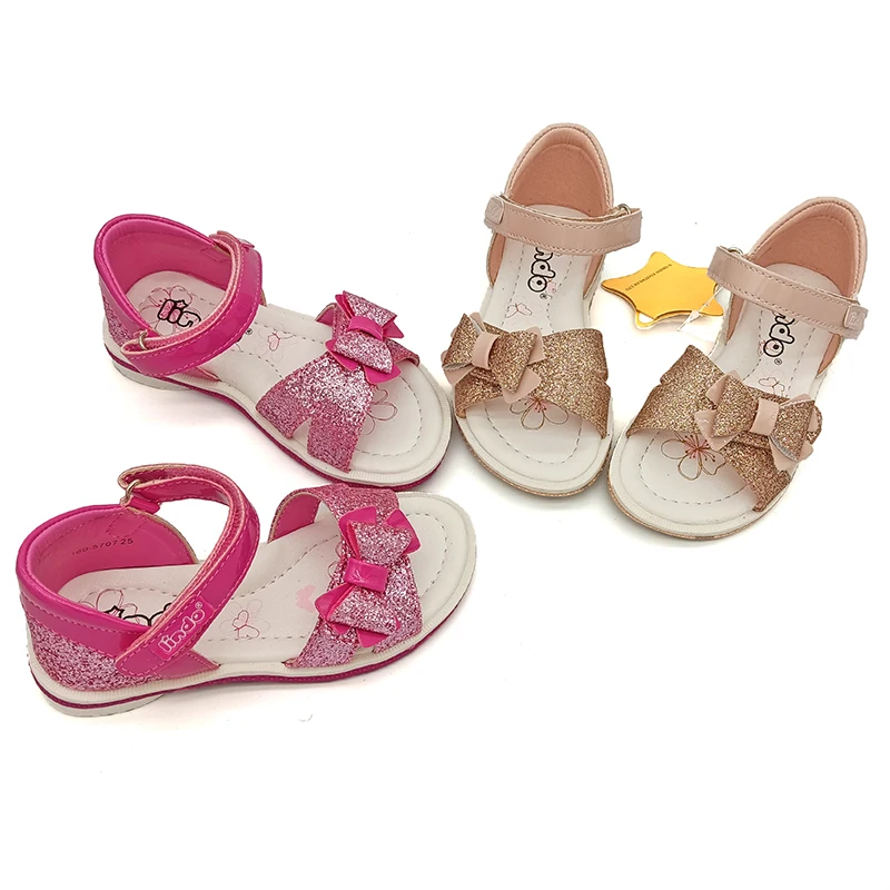 Super quality 1pair arch support Orthopedic girl Sandals  Leather Children Sandals inner 15.8-22.8 cm , FASHION kid shoes