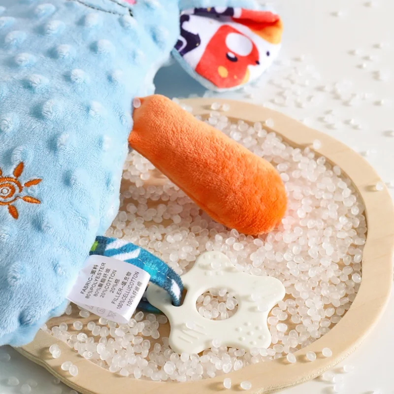 Educação precoce brinquedos de canção de ninar para bebês e crianças pequenas, brinquedos de dentição, bonecos educativos multifuncionais calmante