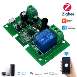 ZigBee Tuya Smart WiFi Relay Switch Module AC/DC 7-32V 12V 24V 85-250V USB 5V RF/APP Remote Control Smart Home Work with Alexa