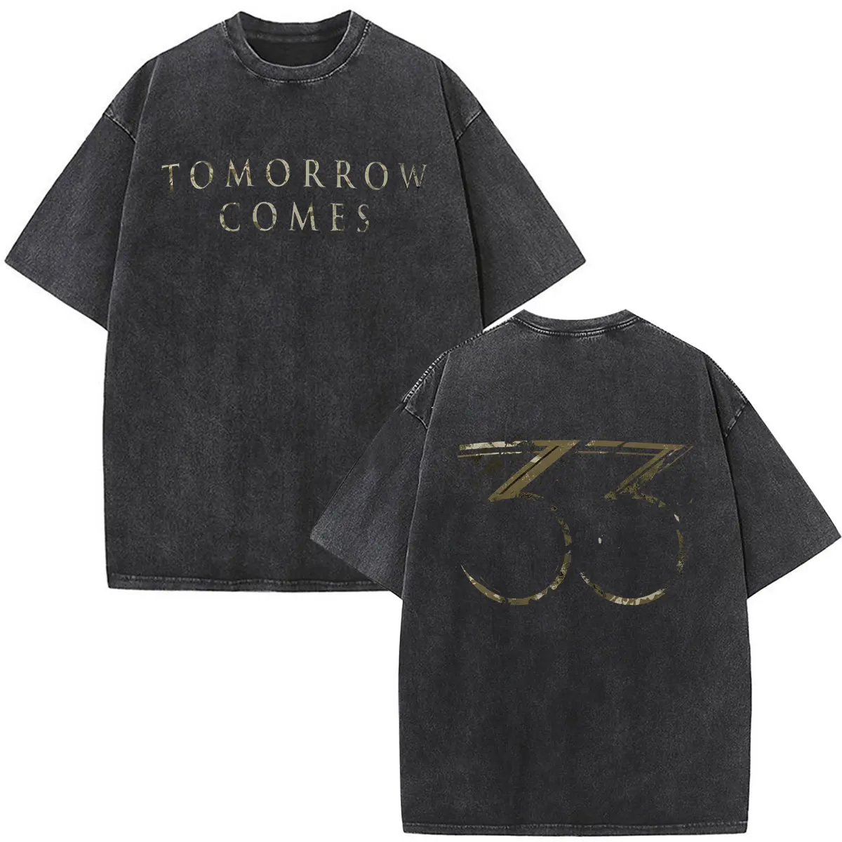 Game Clair Obscur Expedition 33 Vintage Washed T-Shirts Herren Damen Kleidung Mode Übergroße Kurzarm-T-Shirts Streetwear – Detail 4