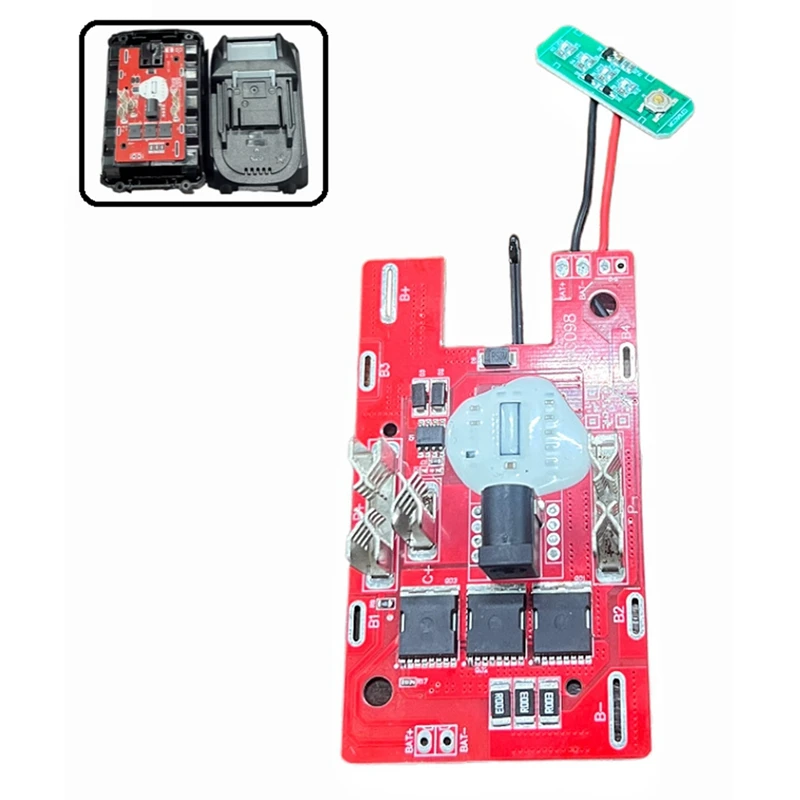 Super Sale For Makita 21700 DC Battery Protection Board +Light Panel 150A Protection Board Power Tool Board for Makita