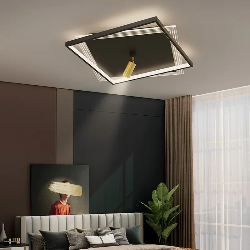 SANDYHA Modern Simple Ultra-thin Home Living Room Ceiling Light Luxury Fashion Creative Spotlight Led Bedroom Restaurant Lamp