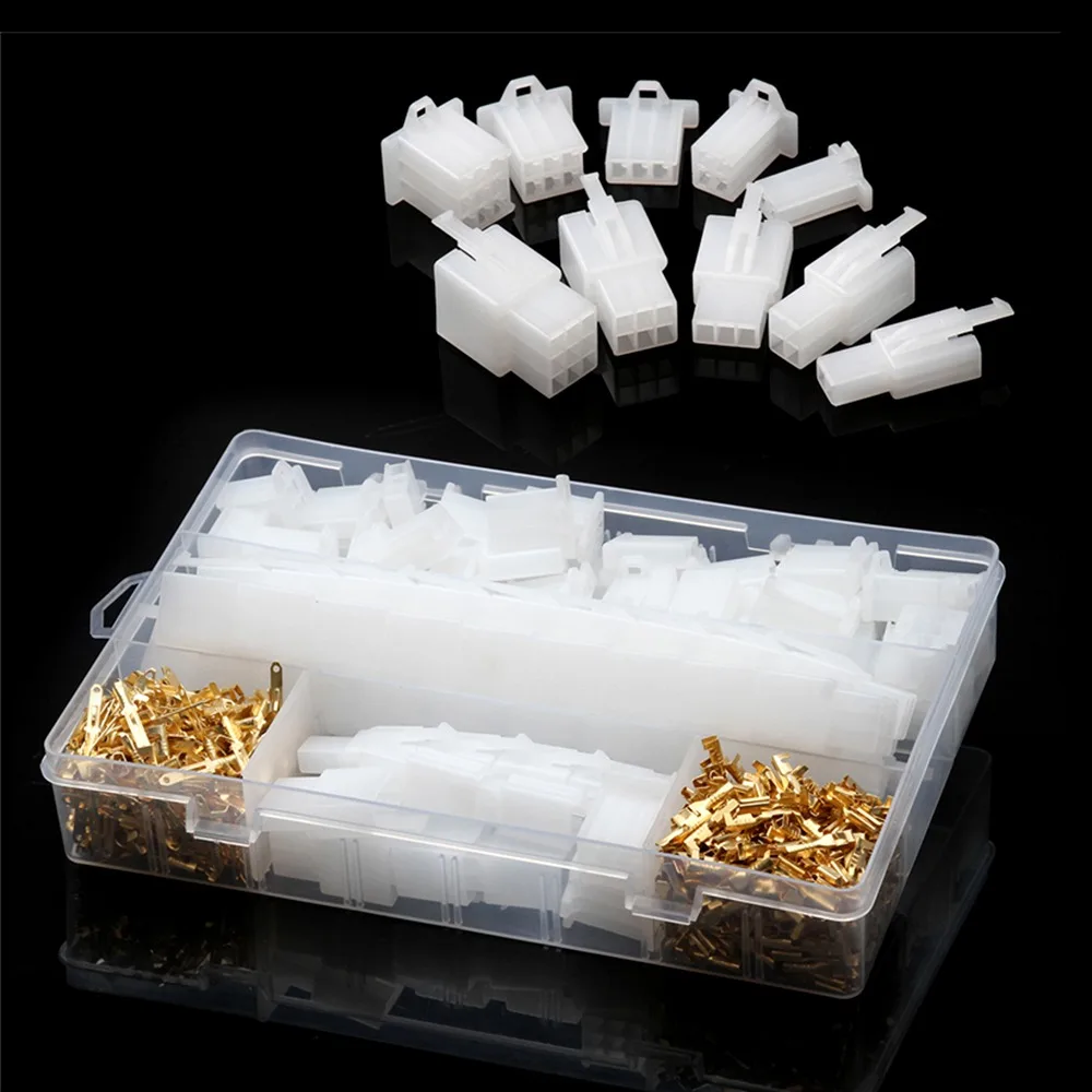 580pcs Crimp Terminal Wire Connector Kit Pin Count 2 3 4 6 9 Pin Header Connector Electrical Connector Assortment For Boat