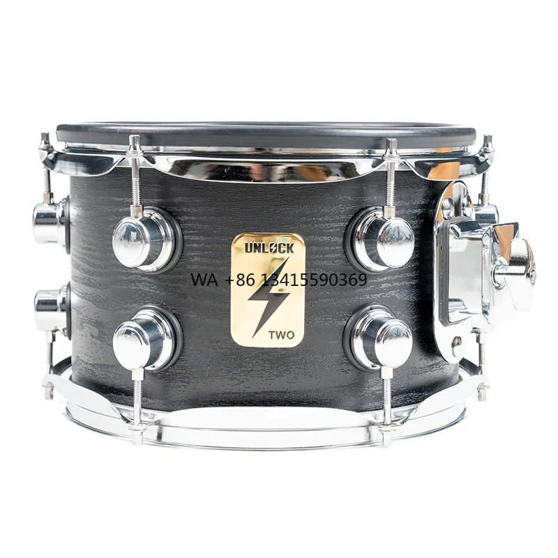 

High Quality 10-Inch Black Tom Drum with Unique Diverse Timbre Unlock Your Musical Potential