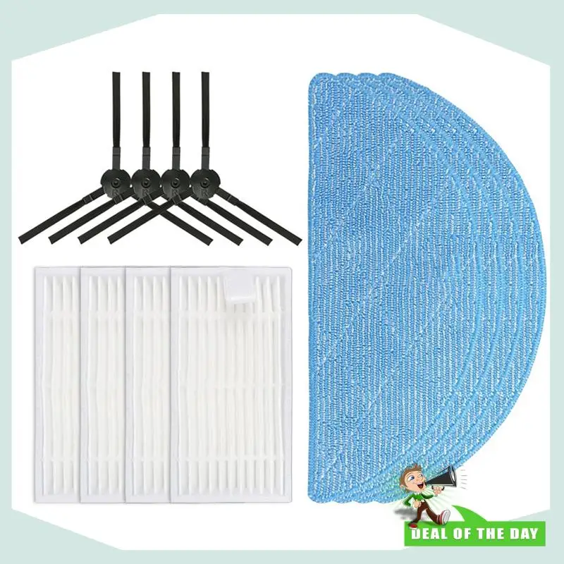 تسليم 24 ساعة استبدال فرشاة جانبية رئيسية فلتر HEPA ممسحة منصات ل Roborock QV 35A/QV 35S جهاز آلي لتنظيف الأتربة