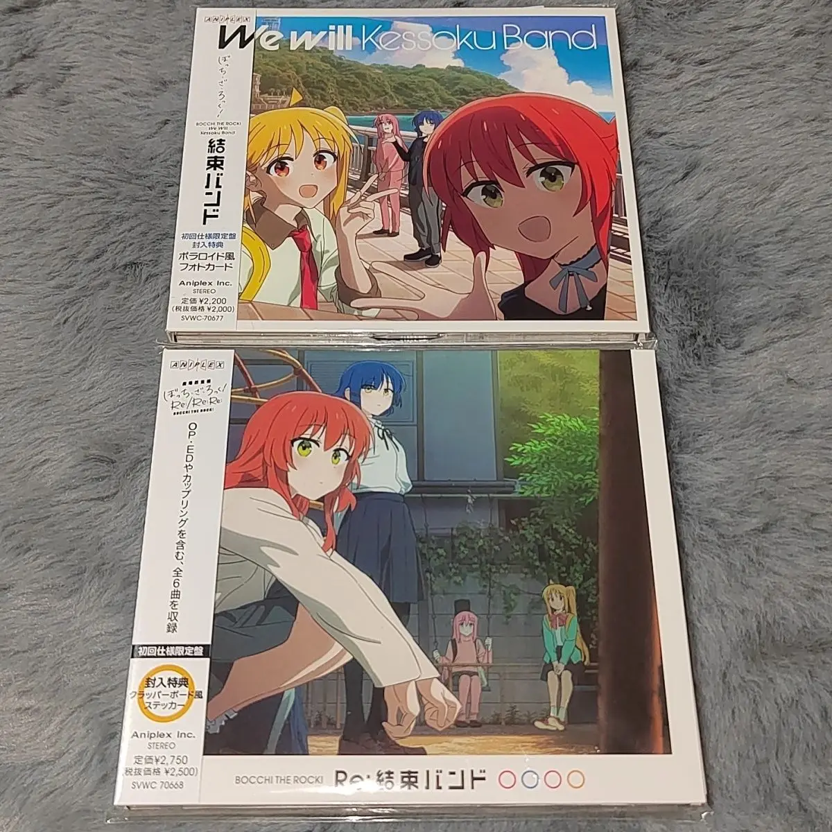 Anime BOCCHI THE ROCK kessoku banndo Música CD We Will & TV OST Álbum de gravação de música Cosplay Walkman Car Soundtracks Caixa Coleção