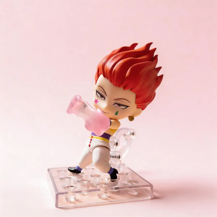 

Anime Hunter x Hunter Hisoka Q Version Figure 10cm Collectible Model for Fans Collection Anime Merchandise Des