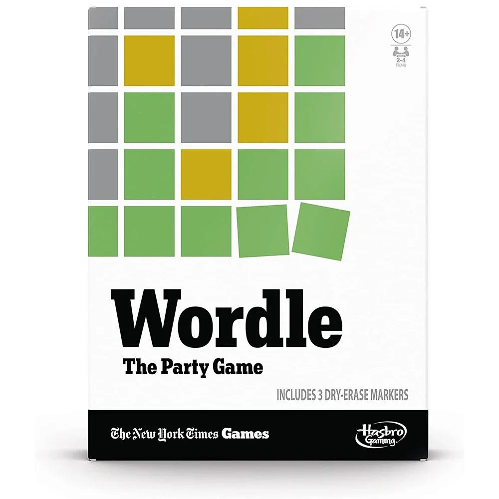 Wordle The Party Game for 2-4 Players Wordle Board Game Inspired by New York Times Games for Ages 14+ Word Games Card Game