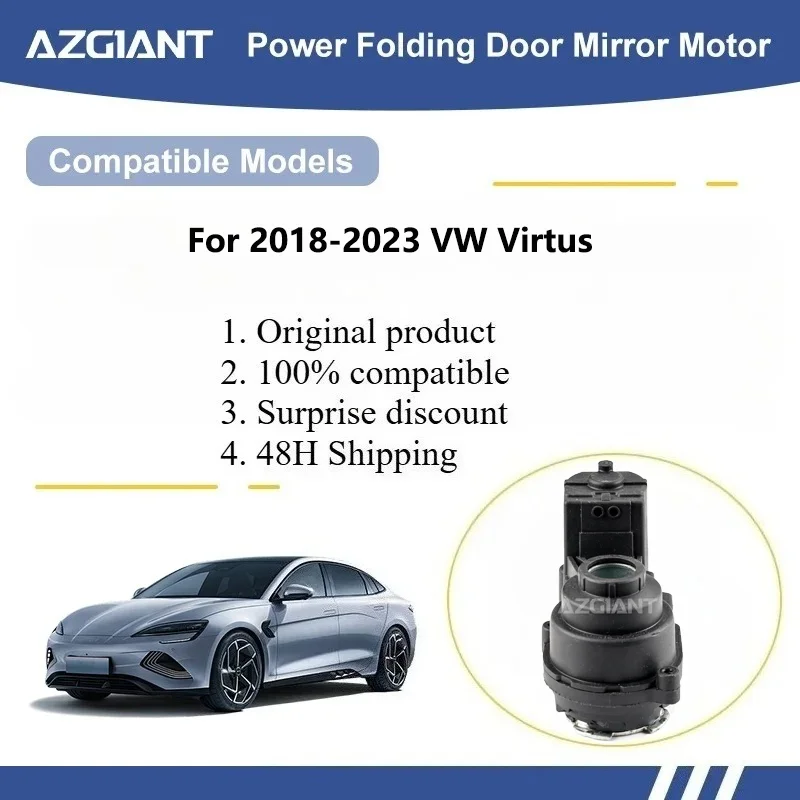 

AZGIANT For 2018-2023 VW Virtus Car Wing Mirror Authentic Folding Motor Power Assembly Replacement Part accessoires voiture