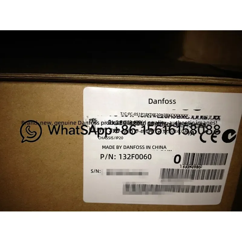 New Original Danfoss VFD FC-051P18KT4E20H3BXCXXXSXXX 132F0060 18.5KW AC Drive Inverter Frequency Converter Motor Speed