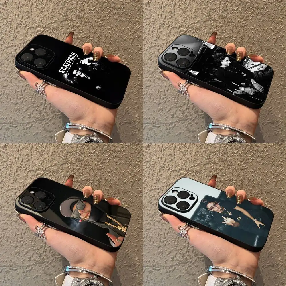 

C-Clarent Musical Artist Scat Pack Phone Case For iPhone 17,16,15,14,13,12,Pro,Max,Plus,E,SE4,Air,Mini Black Soft Box