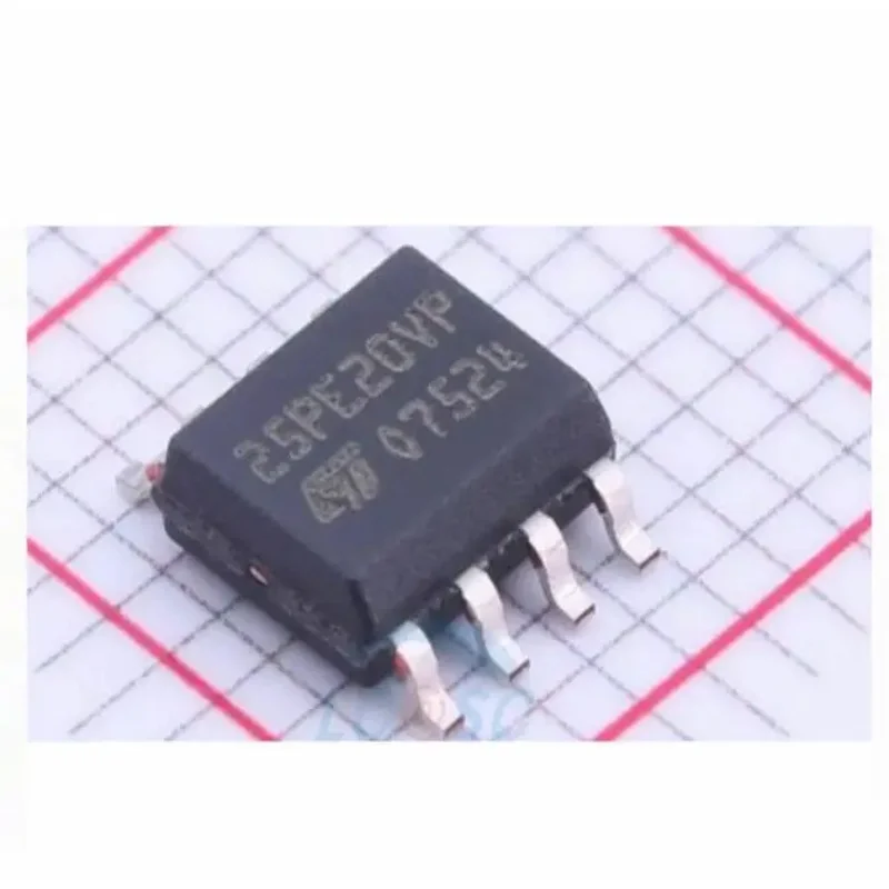 10PCS New original M25PE20-VMN6TP SOP-8 25PE20VP (Electronic Component)