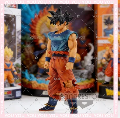

Adults Fun 100% Original Genuine Banpresto Dragon Ball Z Grandista Nero 28cm Son Goku with Black Hair Anime Action Figure