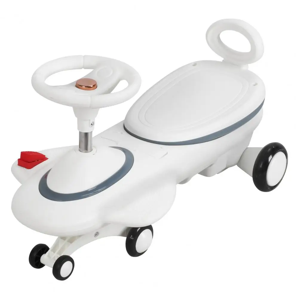Coche eléctrico Wiggle de 6,7 V con Pedal y música, juguete oscilante 2 en 1, juguete giratorio para niños con luz intermitente, regalo para niños