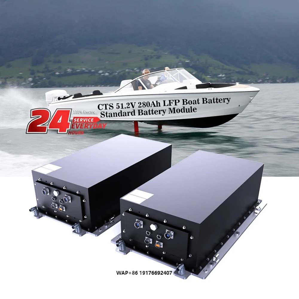 51.2V 280AH 15kWh 20kWh Lifepo4 Battery for Electric Boat Sodium Ion Battery 110V 200V Marrine Lithium Battery