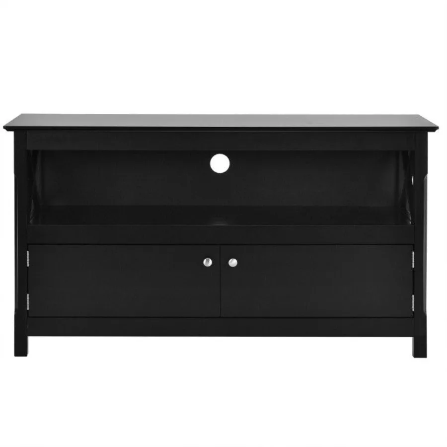 

44 Inches Wooden Storage Cabinet TV Stand