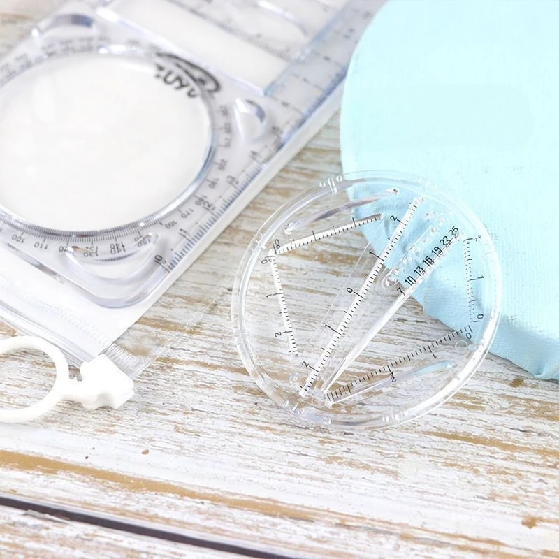 1PC Multifunctional geometric drawing ruler special tool for students