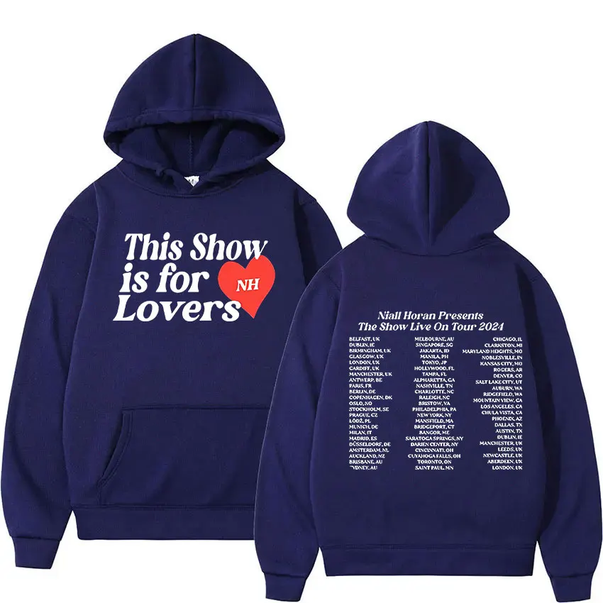 Niall Horan The Show Live on Tour 2024 New Album Hoodie Men Women Casual Fashion High Quality Oversized Sweatshirts Streetwear