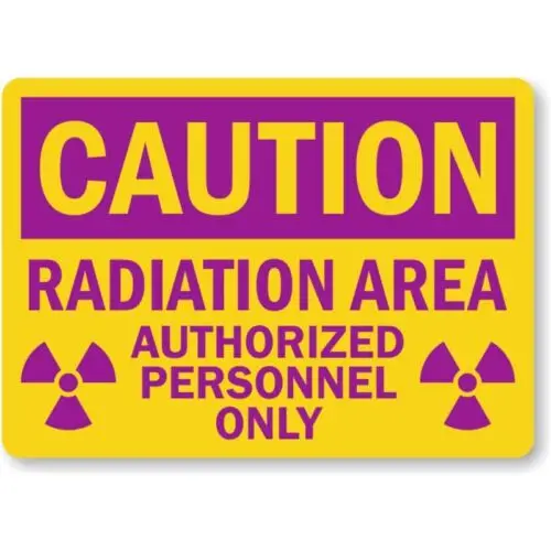 Authorized Personnel Caution Aluminum Weatherproof Sign p907 sign