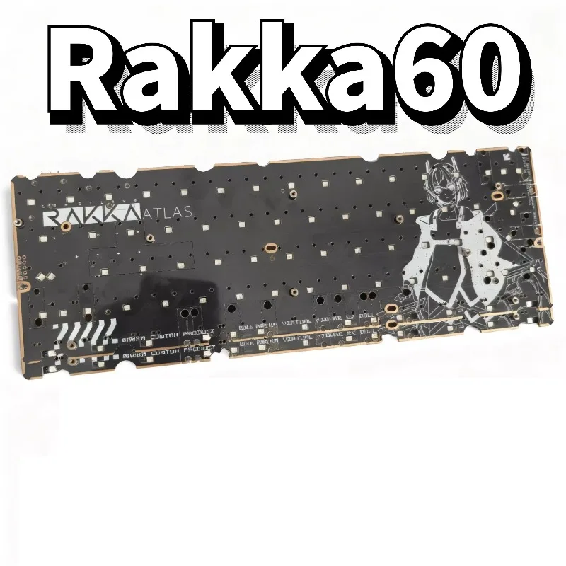 RAKKA60 V2 Sound Package PORON Sandwich Foam Bottom Foam Switch Pad Acoustic Pad Sound Kit for Mechanical Keyboard Accessories