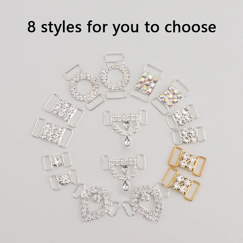 Luxurious Diamond Shoelaces Metal Buckle for AF1 Rhinestone Shoe Decorations Charms Metal Laces Lock Sneakers Shoes Accessories