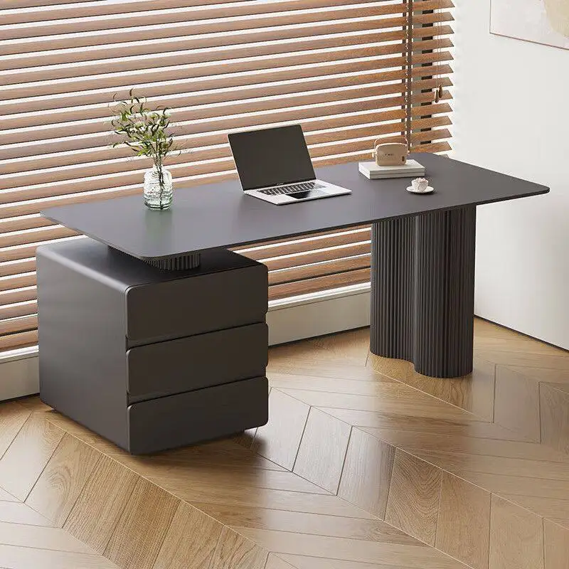 

Aesthetic Minimalist Office Desk Standing Space Saving Design Storage Office Desk Computer Decoration Ufficio Unique Furniture