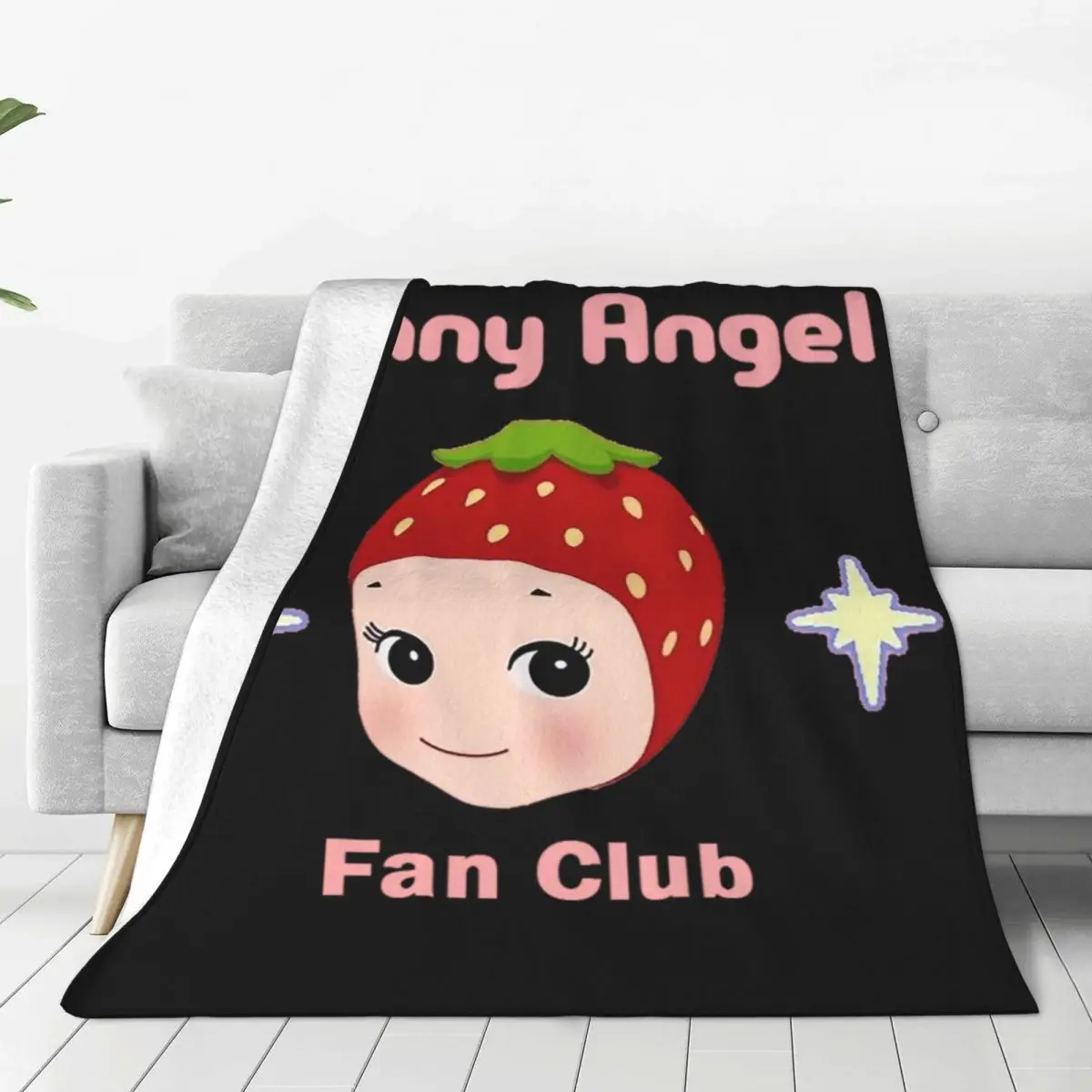 Relax Sonny Angel Blanket Merch Bed Decorative Throw Blanket Super Warm Fleece for Office