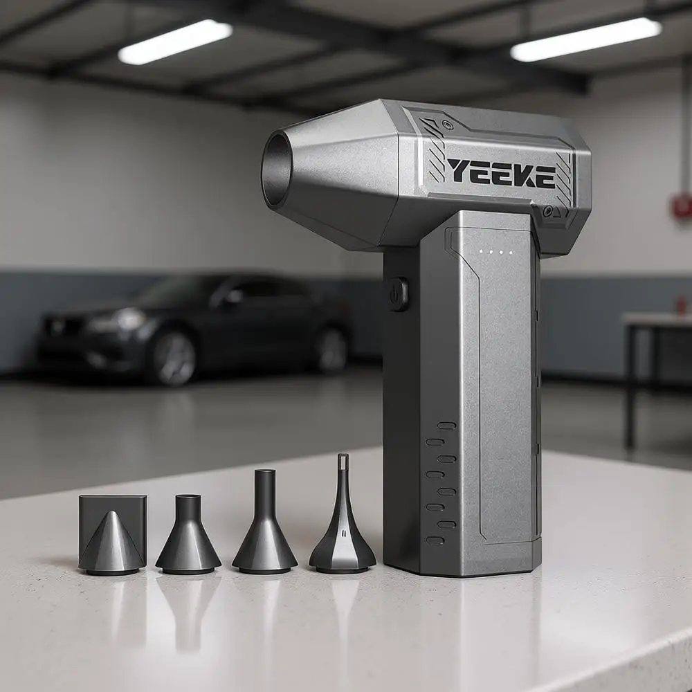 

300000 RPM & 400 G Wind Pressure, 10000 mAh Battery with Fast Charging, 4-Gear Electric Air Duster Rechargeable, Electric Duster